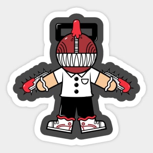 Chainsawbrean Man Sticker